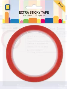 1/8" wide Extra Sticky Tape